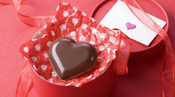 шоколадное сердечко