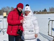 Президент федерации лыжных гонок РФ Елена Вяльбе побывала на соревнованиях в Ангарске