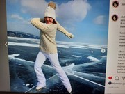 Ирина Слуцкая: на Байкале отличный лёд, местами даже гладкий