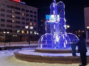 Светодиодный фонтан появился в Братске