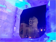 Вечерний Ленин в вечернем Улан-Удэ