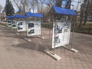Неизвестные изрисовали уличную выставку «Исчезающий Иркутск»