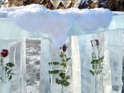 Ледяная барная стойка появилась на Байкале