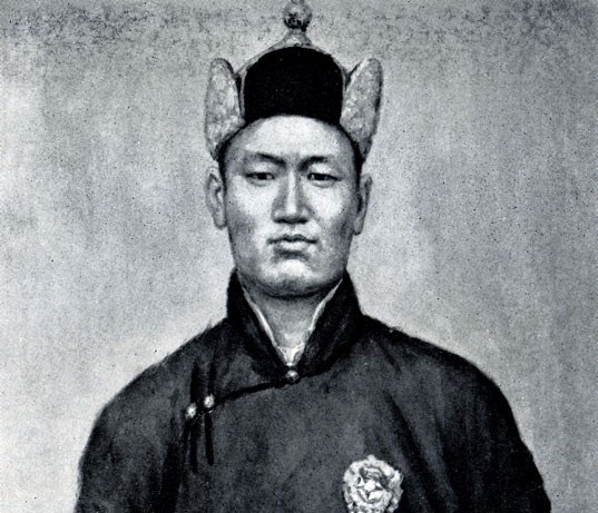 Вождь Монгольской народной революции Сухэ-Батор 