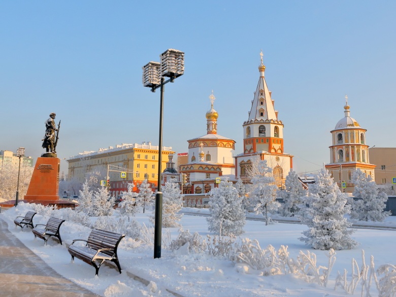 Иркутск зимой
