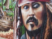 Граффити "Пираты Карибского моря" появилось в Иркутске