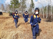 Иркутские студенты помогают тушить лесные пожары в Забайкалье