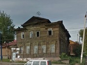 Пожар в доме Козьмина в Иркутске