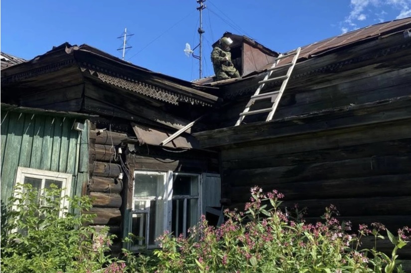 В Иркутске на крыше дома-памятника нашли гранату времен Первой мировой войны