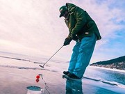 На Байкале стартовал первый кубок мира по ледовому гольфу