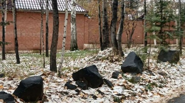 снег