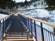 В Красноярске открыли самую длинную лестницу в стране