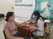 Пункт вакцинации от коронавируса открылся в ТЦ "Новый"