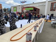 В Иркутске зарегистрирован рекорд самой длинной сосиски - 25 метров