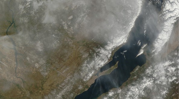 Снимки Байкала из космоса